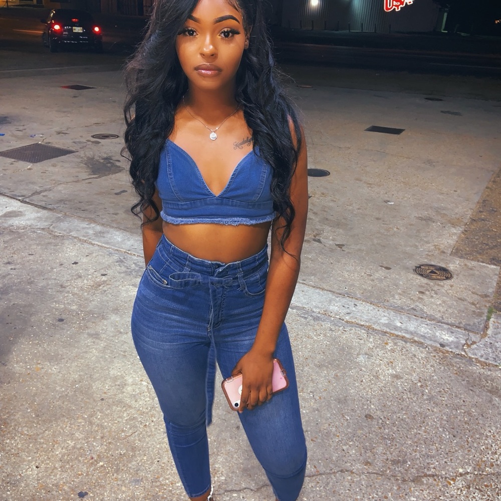 2 piece denim set